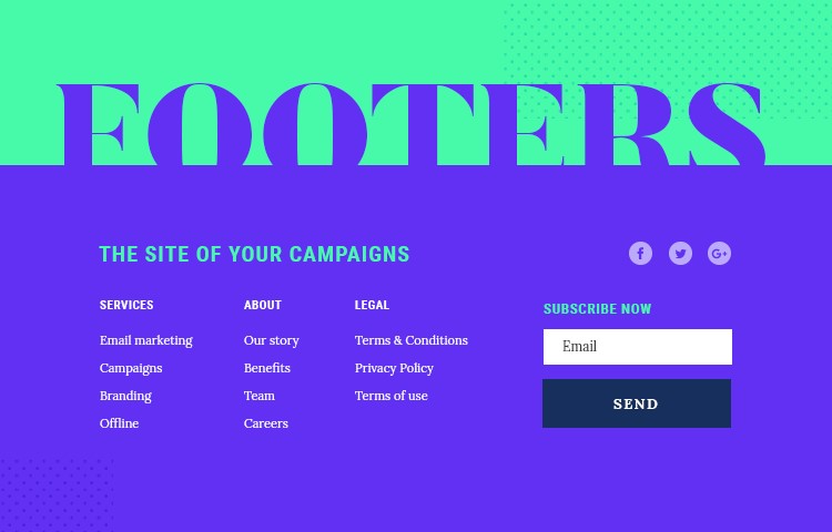 Your Website Footers On Fleek