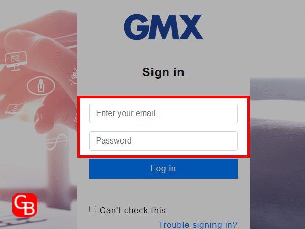 GMX email account sign in