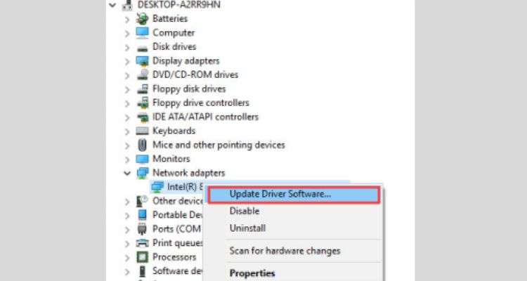 Update Driver Software