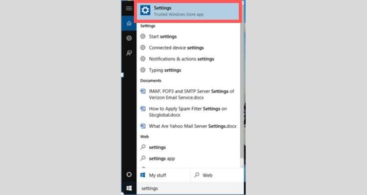 Windows Settings App