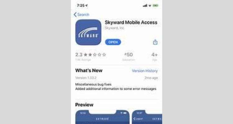skyward mobile access