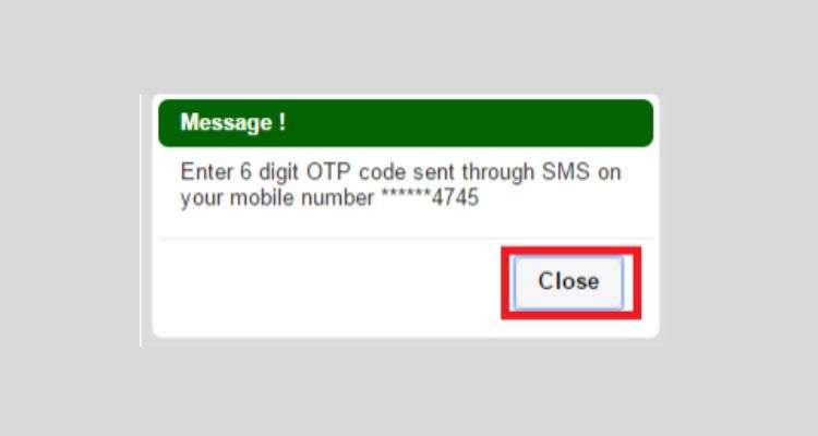 six-digit OTP Code